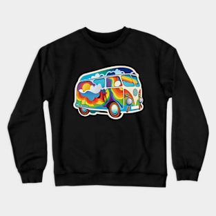 Colorful van Crewneck Sweatshirt